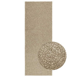 Vidaxl Rug Zizur Beige dentro y fuera de 80x200 cm de yute Look