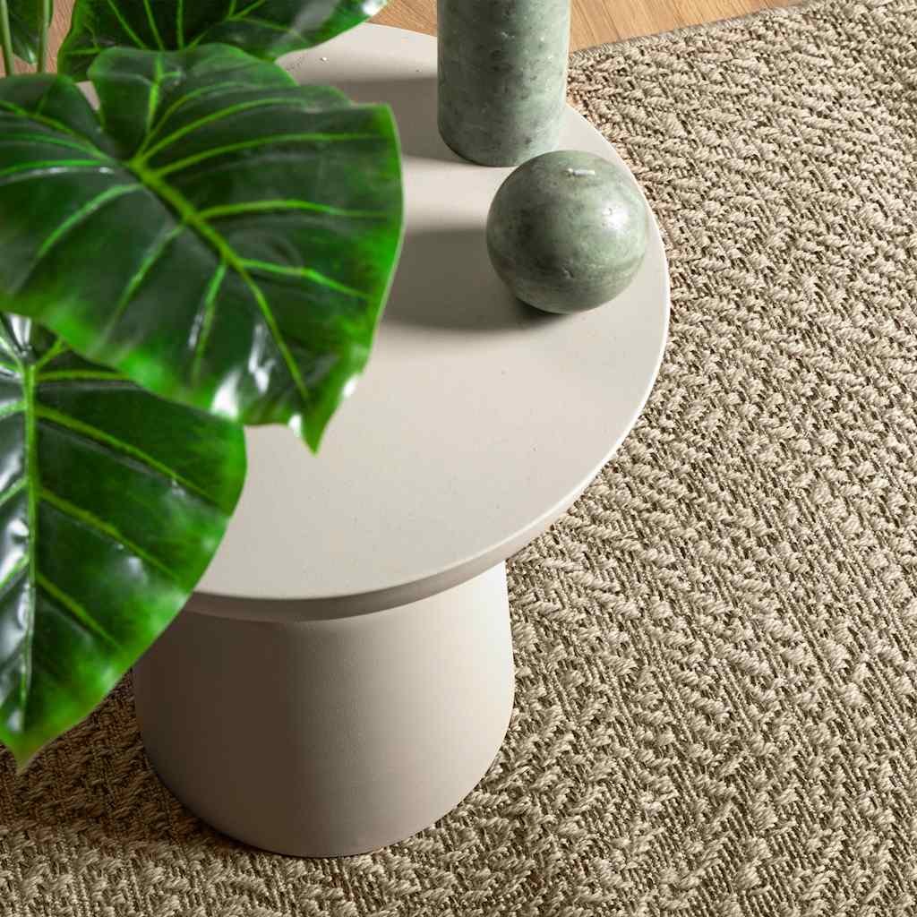 Vidaxl Rug Zizur Beige inde og uden for 80x250 cm jute look