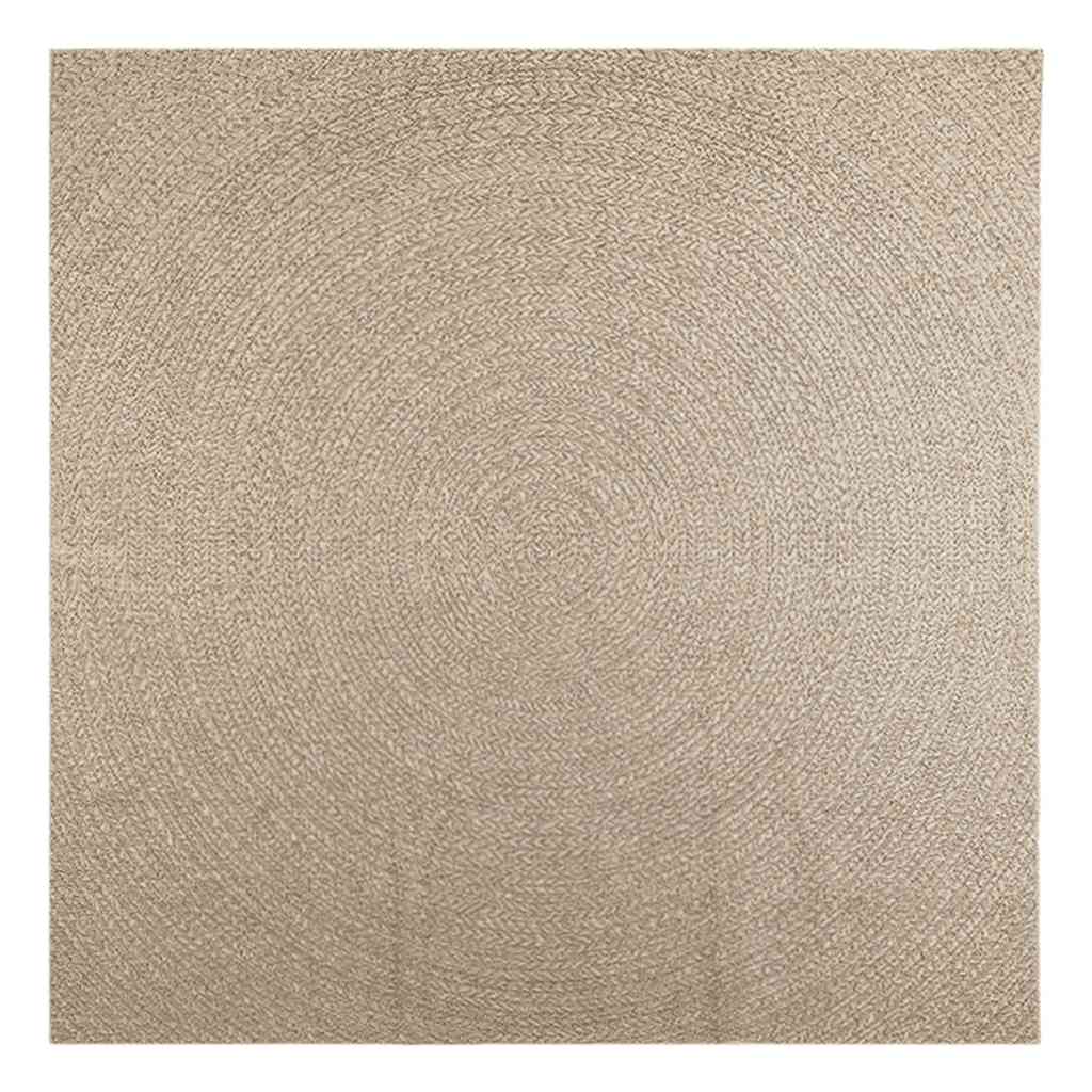 Vidaxl rug zizur baige bannen an ausserhalb 240x240 cm Jute kucken