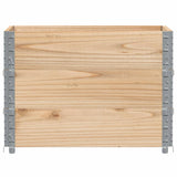 VidaXL Palletopzetranden 3 st 80x60 cm massief grenenhout