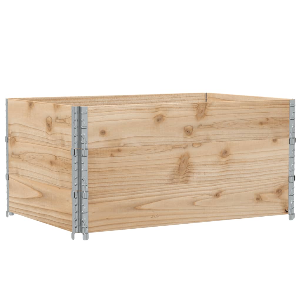 VidaXL Palletopzetranden 3 st 120x80 cm massief grenenhout