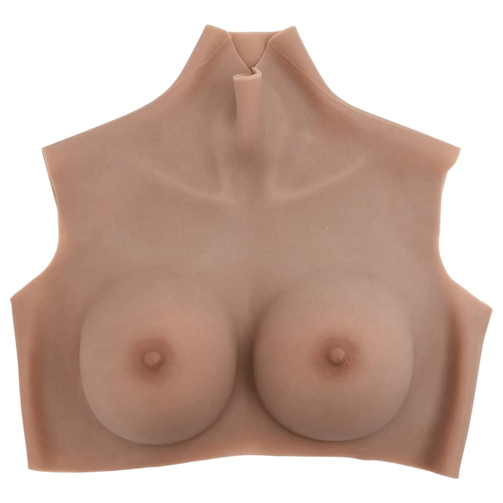 Vidaxl protéza prsu C-Cup Silicone Tan