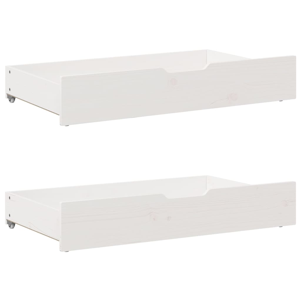 Vidaxl Bedlades 2 PCS 95x55x16 cm Solid furu