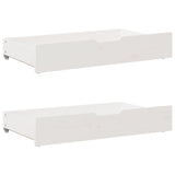 Vidaxl Bedlades 2 PC 95x55x16 cm Pince solido