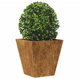 Vidaxl plantenbak 30x30x30 cm weervast staal