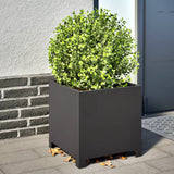 Vidaxl plantenbakken 2 st 40x40x40 cm staal zwart