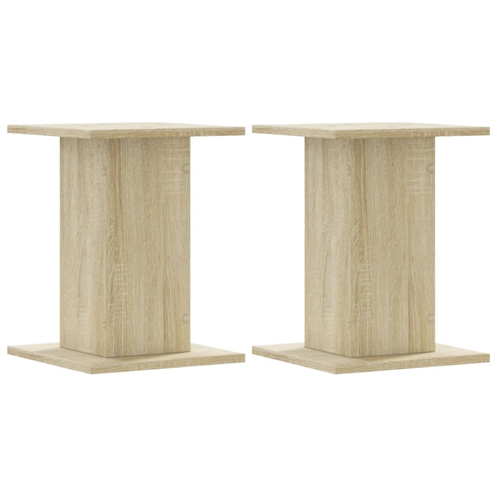 Le haut-parleur Vidaxl comprend 2 PCS 30x30x40 cm en bois de bois de bois sonoma