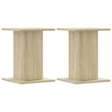 Vidaxl Speaker stands 2 pcs 30x30x40 cm Processed Wood Sonoma Oak