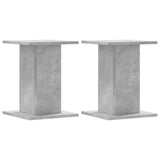 VIDAXL -Lautsprecher Ständer 2 PCs 30x30x40 cm verarbeitetes Holz -Betonglijs