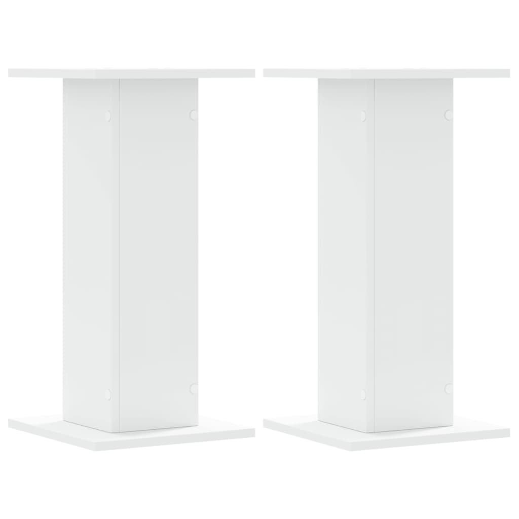 VidaXL speaker stands 2 pcs 30x30x60 cm Processed wood white