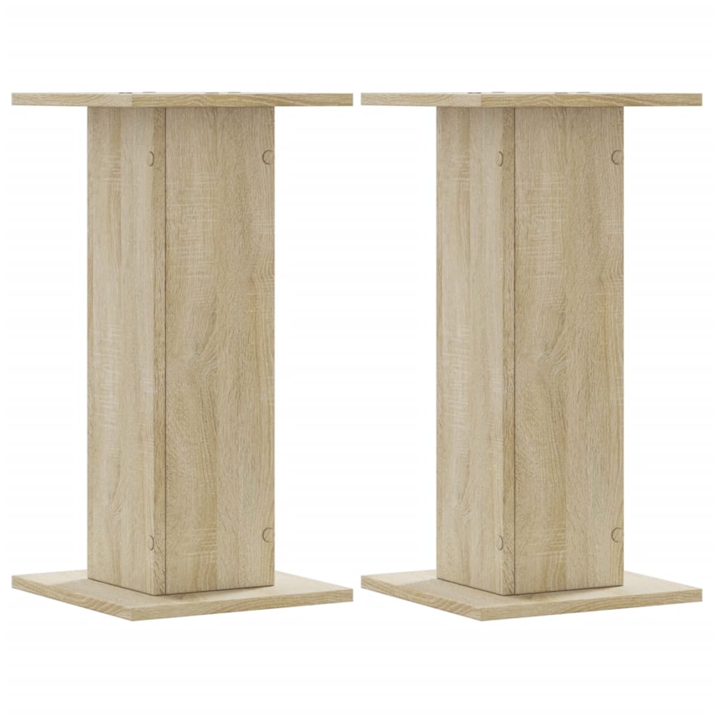 Vidaxl Speaker Stands 2 PC 30x30x60 cm Oak Sonoma Elaborated Sonoma