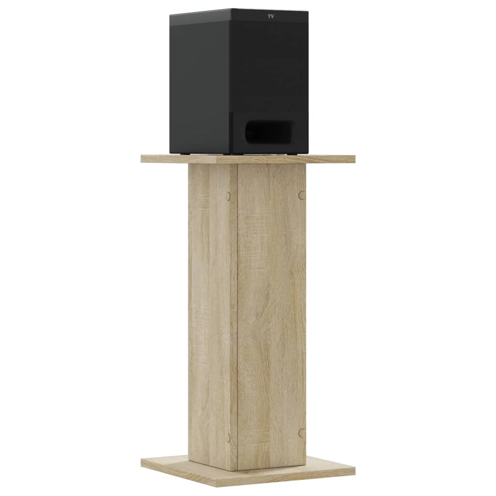 Vidaxl Speaker Stands 2 PC 30x30x60 cm Oak Sonoma Elaborated Sonoma