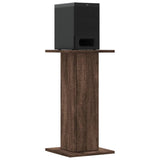 VidaXL Speakerstandaards 2 st 30x30x60 cm bewerkt hout bruin eiken