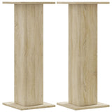 Vidaxl speaker stands 2 pcs 30x30x80 cm Processed wood Sonoma Oak