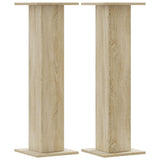 Vidaxl Speaker Stands 2 PCS 30x30x95 cm Oak Sonoma elaborato