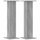 VidaXL speaker stands 2 pcs 30x30x95 cm Processed Wood Gray Sonoma