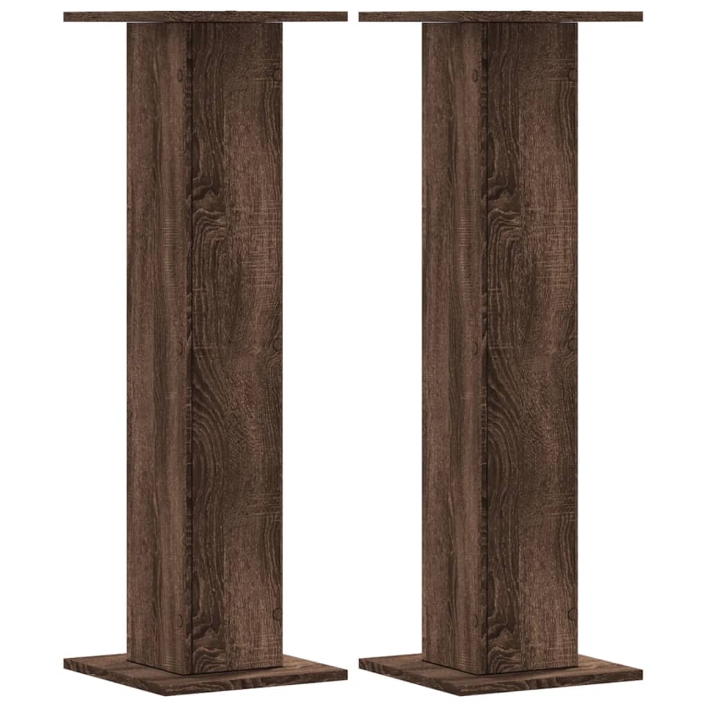 Le haut-parleur Vidaxl comprend 2 PCS 30x30x95 cm en bois de bois de bois transformé