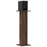 VidaXL Speakerstandaards 2 st 30x30x95 cm bewerkt hout bruin eiken