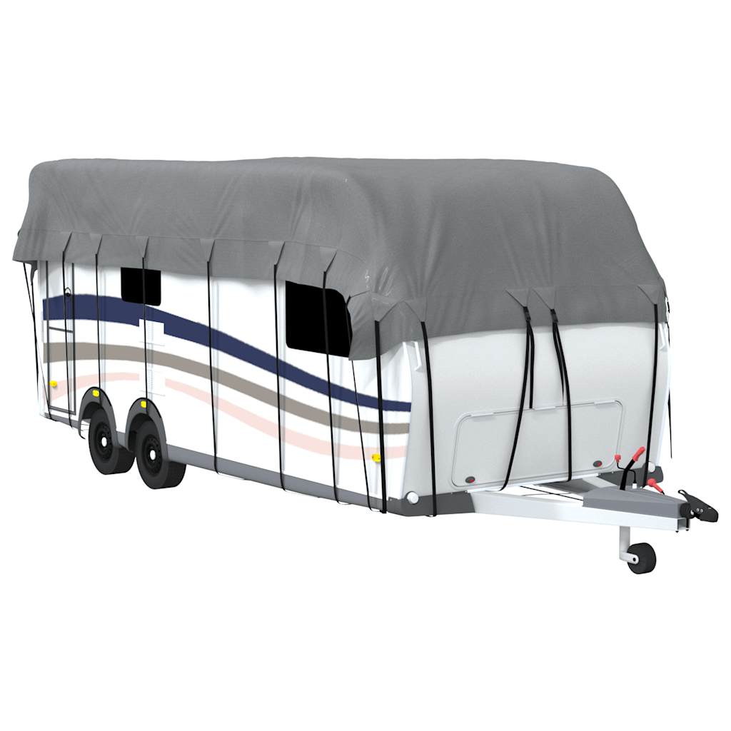 Vidaxl caravan dakbedekking 800x300 cm vliesvlies grijs