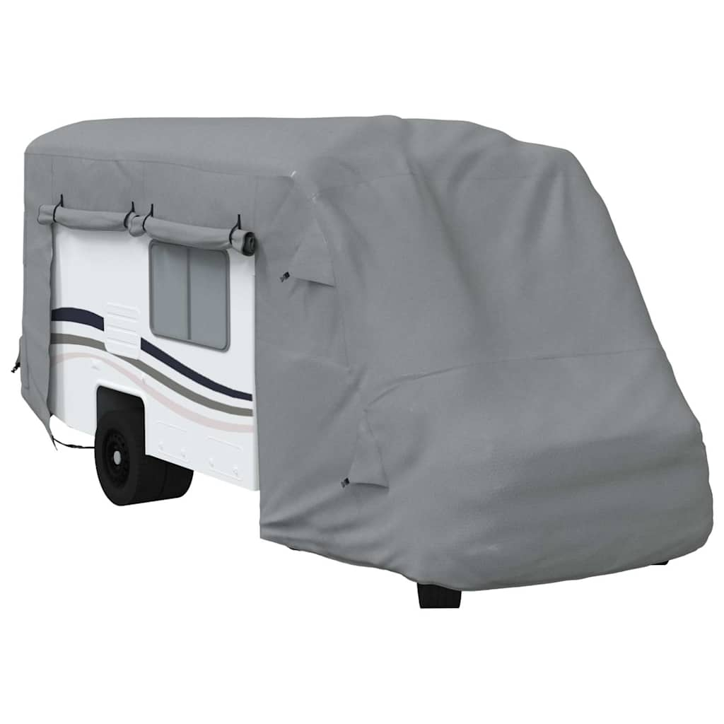 Vidaxl camperhoezen 570x235x275 cm vliesvlies grijs