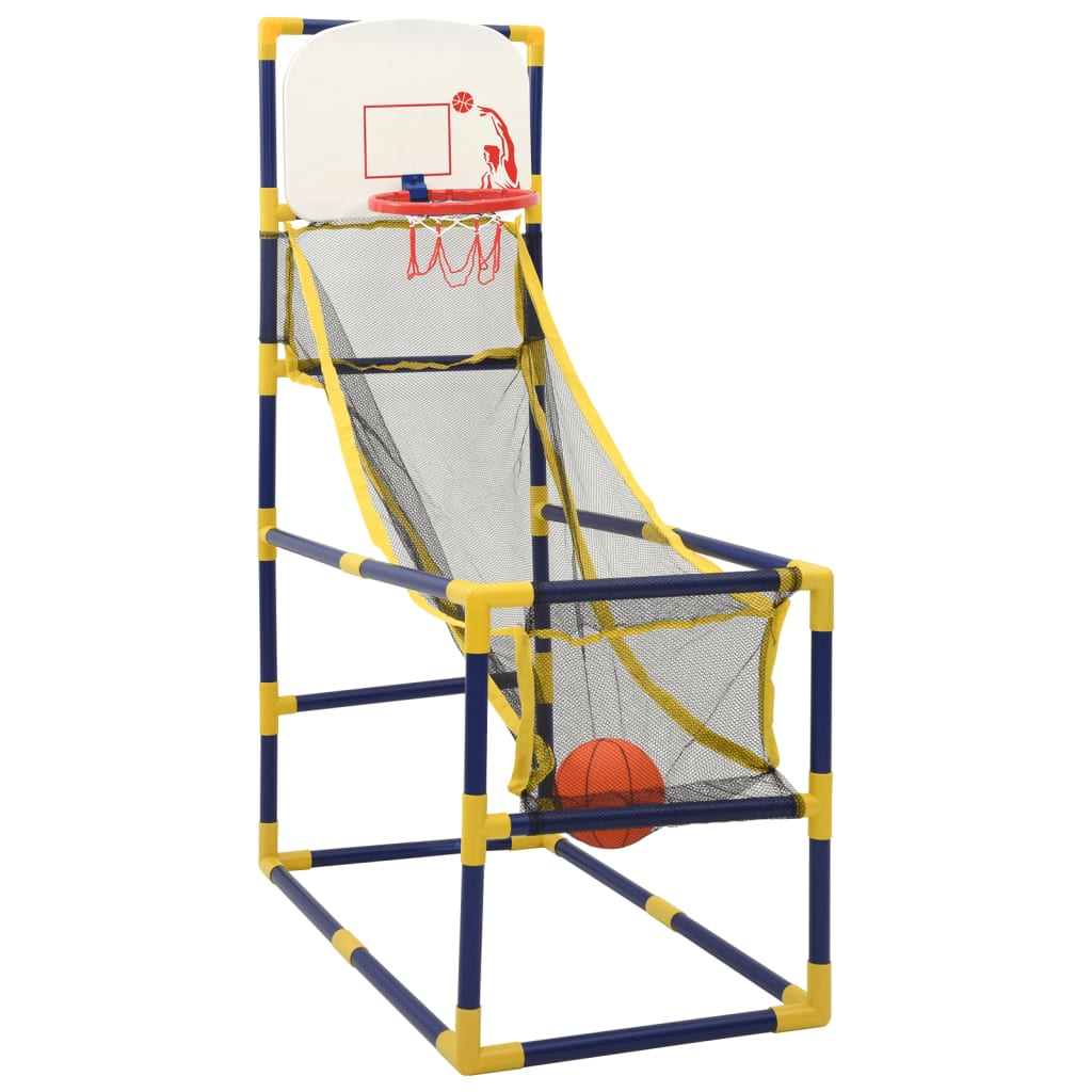 Vidaxl arcade basketbalset met bal en pomp 45x86x127 cm