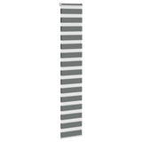 Vidaxl zebra rullo cieco 40x200 cm di larghezza di polvere 35,9 cm grigio scuro