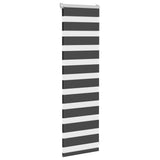 Vidaxl Zebra roller blind 45x100 cm dust width 40.9 cm black