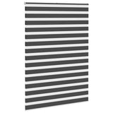 Bidaxl Zebra Roller Blind 160x230 cm Tygbredd 155,9 cm svart