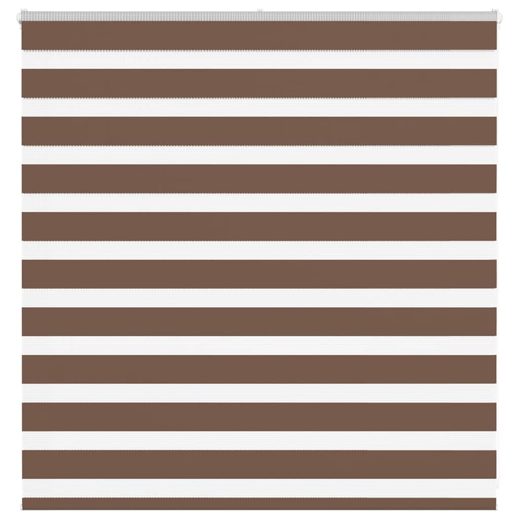 Vidaxl Zebra Rouleau aveugle 150x100 cm Largeur de poussière 145,9 cm Brown en polyester