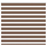 Vidaxl Zebra roller blind 155x100 cm dust width 150.9 cm polyester brown