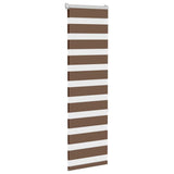 Vidaxl Zebra roller blind 40x150 cm dust width 35.9 cm polyester brown