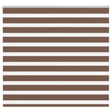 Vidaxl Zebra Roller Blind 165x150 cm Støvbredde 160,9 cm Polyester Brown