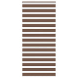 Vidaxl Zebra roller blind 105x200 cm Fabric width 100.9 cm polyester brown