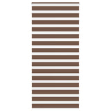 Vidaxl Zebra roller blind 110x200 cm dust width 105.9 cm polyester brown