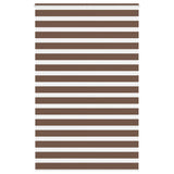 Vidaxl Zebra roller blind 145x200 cm dust width 140.9 cm polyester brown