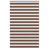 Vidaxl Zebra roller blind 150x200 cm dust width 145.9 cm polyester brown