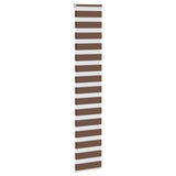 Vidaxl Zebra roller blind 40x230 cm dust width 35.9 cm polyester brown