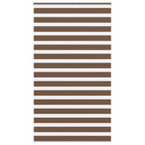 Vidaxl Zebra Rouleau aveugle 130x230 cm Largeur de tissu 125,9 cm Brown en polyester