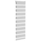 Vidaxl Zebra Roller Blind 40x100 cm Støvbredde 35,9 cm lysegrå