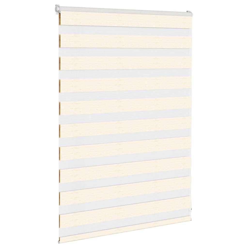 Vidaxl Zebra Roller Blind 105x100 CM Fabric Ancho 100.9 cm Marmerbeige