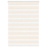 Vidaxl Zebra Roller Blind 115x100 cm Szerokość pyłu 110,9 cm marmerbeige