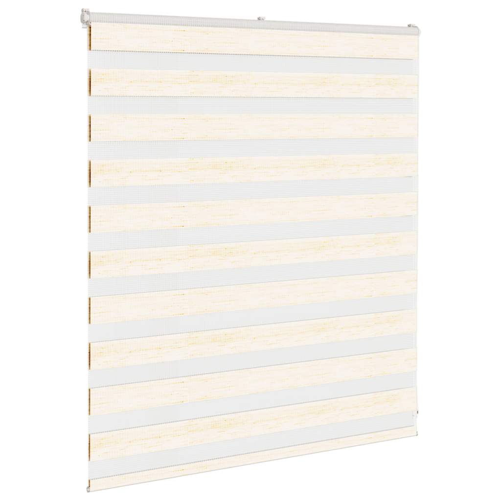 Vidaxl Zebra roller blind 120x100 cm dust width 115.9 cm Marmerbeige