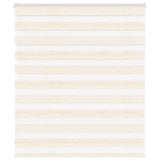 Vidaxl Zebra Roller Blind 125x100 cm Stoffbredde 120,9 cm Marmerbeige