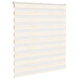 Vidaxl Zebra roller blind 125x100 cm Fabric width 120.9 cm Marmerbeige