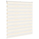 Vidaxl Zebra Roller Blind 135x100 cm Larghezza polvere 130,9 cm Marmerbeige