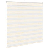 Vidaxl Zebra Roller Blind 145x100 cm Larghezza polvere 140,9 cm Marmerbeige