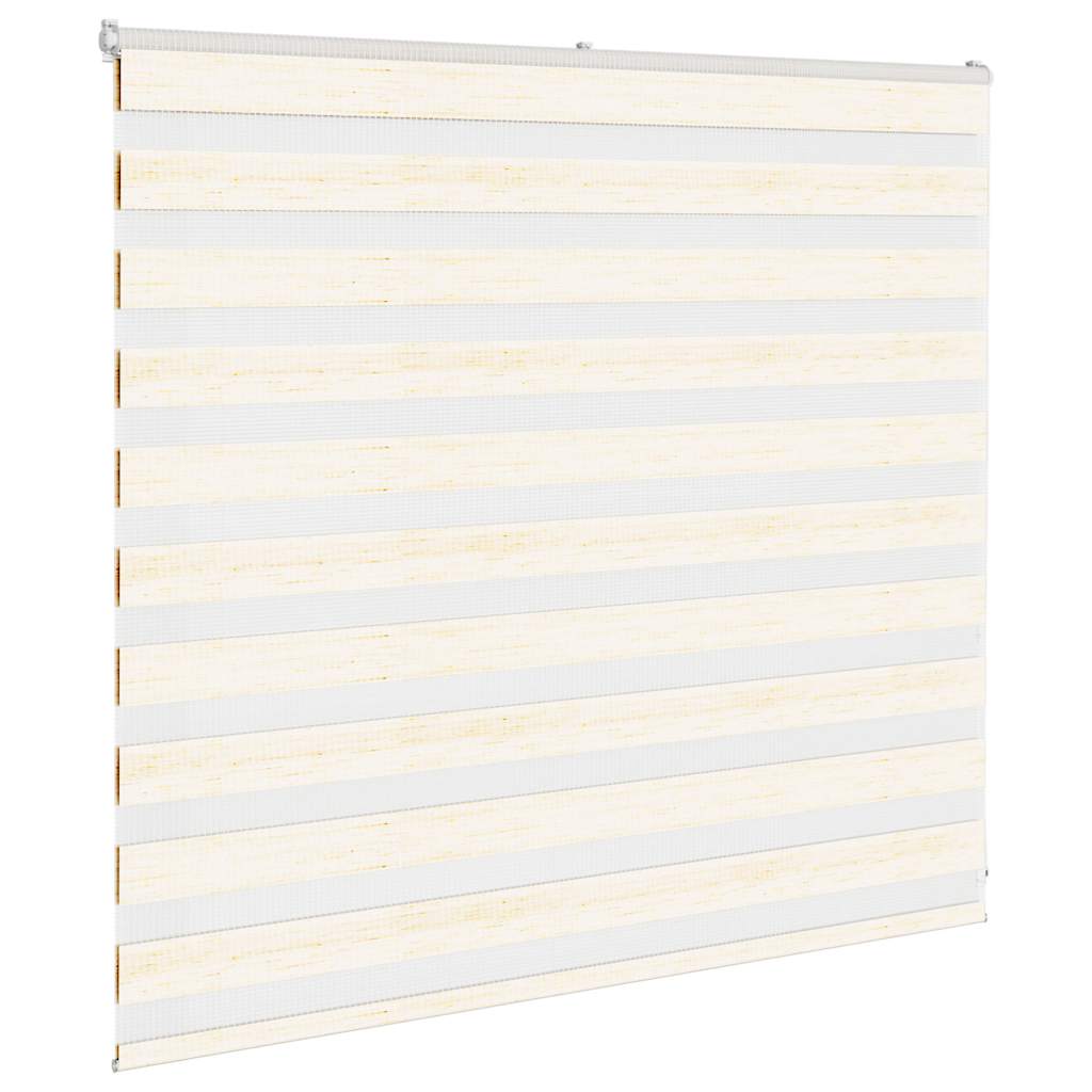 Vidaxl Zebra roller blind 155x100 cm dust width 150.9 cm Marmerbeige