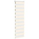 Vidaxl Zebra Blind 50x150 cm Staubbreite 55,9 cm Polyester Marmerbeige