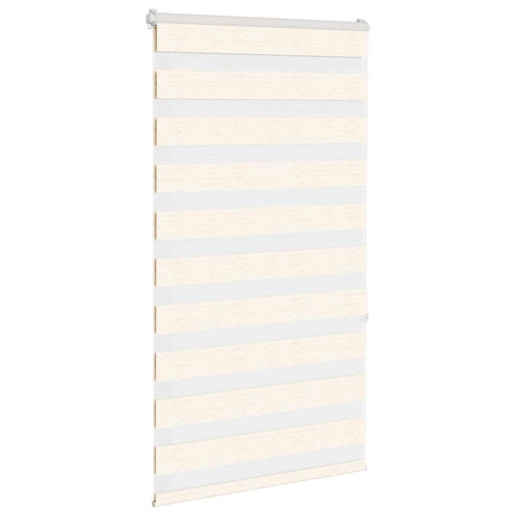 Vidaxl zebra rolgordijn 90x150 cm stofbreedte 85,9 cm marmerbeige