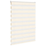 Vidaxl Zebra Roller Blind 115x150 cm Støvbredde 110,9 cm Marmerbeige